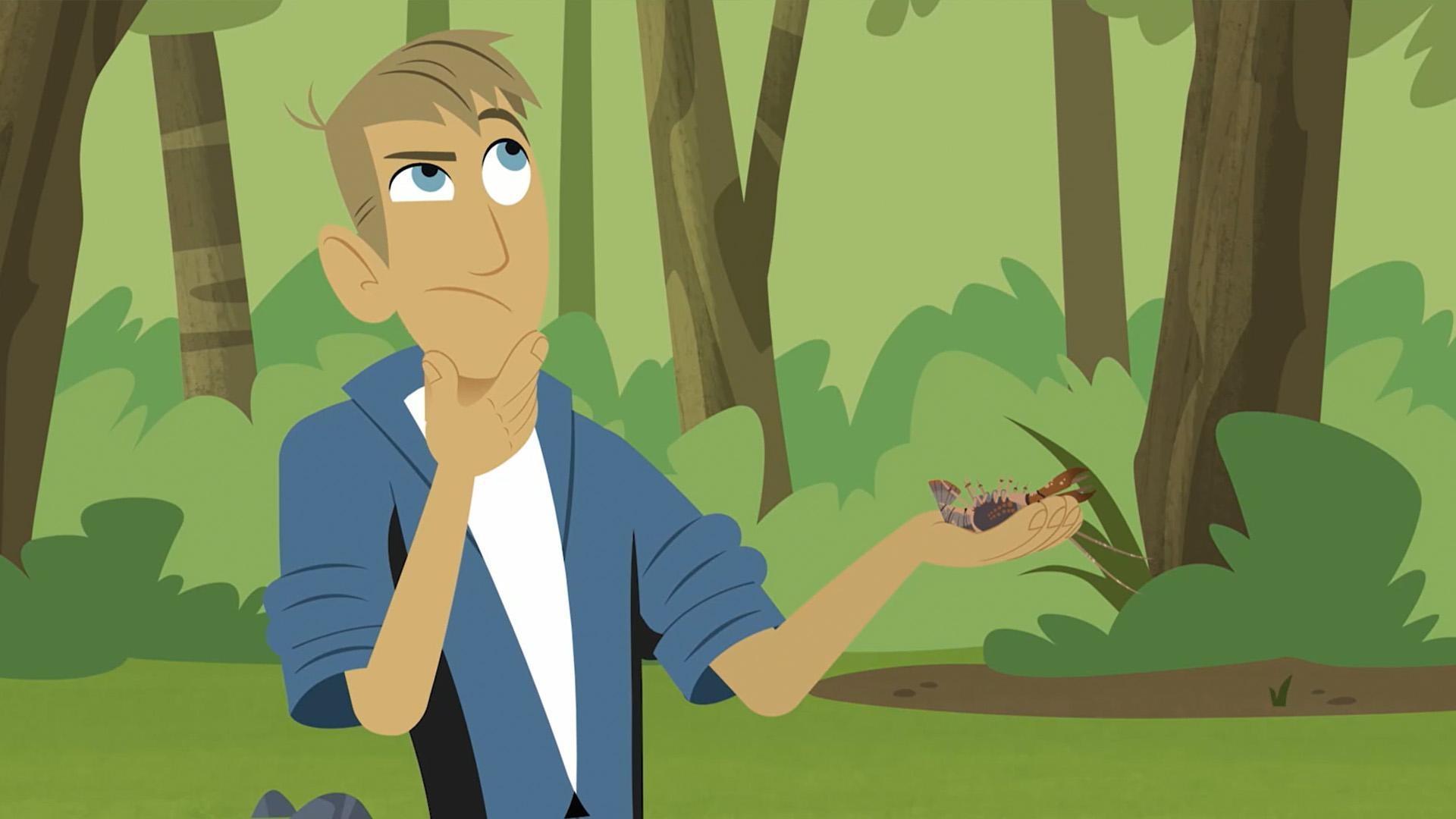 The gang start building their boats.