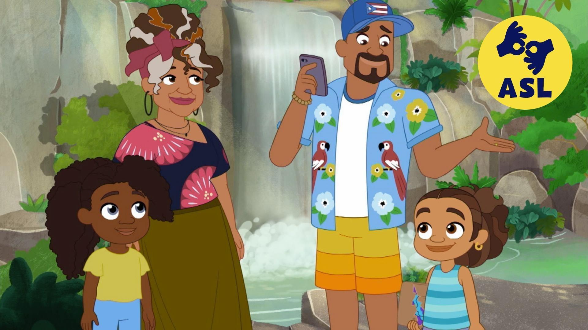 Alma and her family visit Puerto Rico.