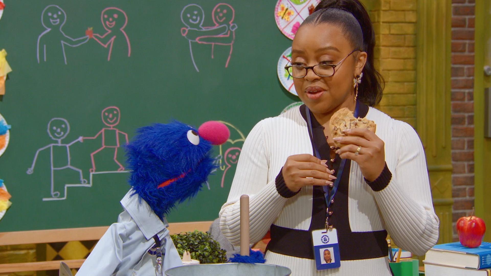 Quinta Brunson and her friends on Sesame Street share different ways to show kindness!