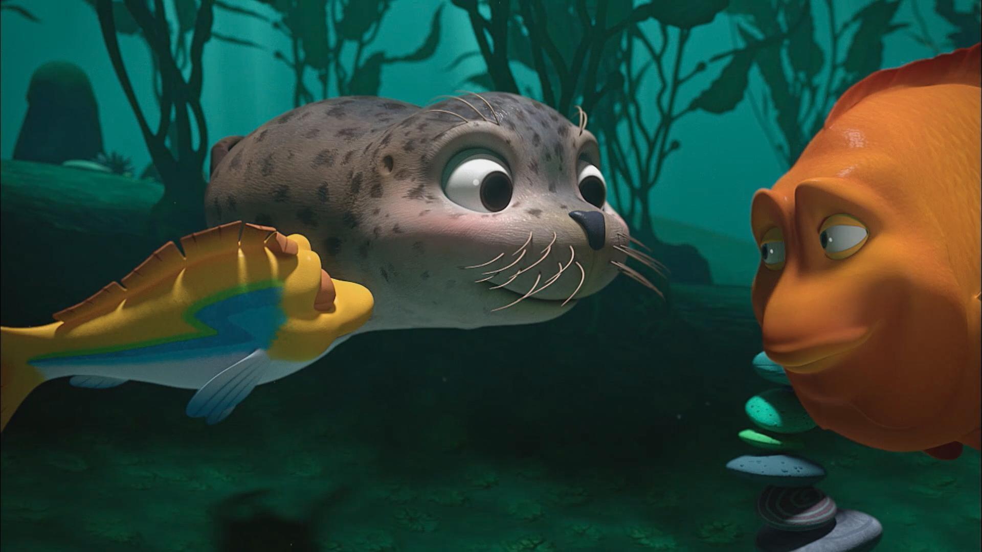 The kids meet a new resident, Tyke, a seal pup! / Zee learns she has a distant relative.