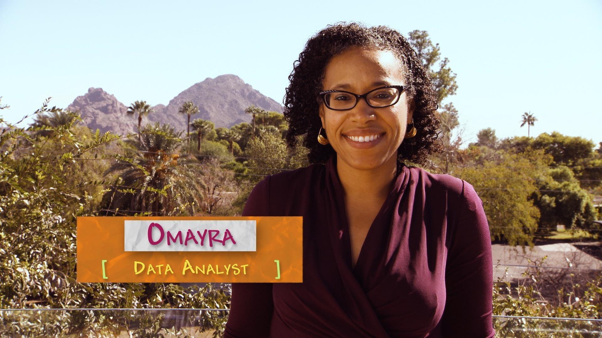 Omayra is a data analyst doing research to improve health outcomes.