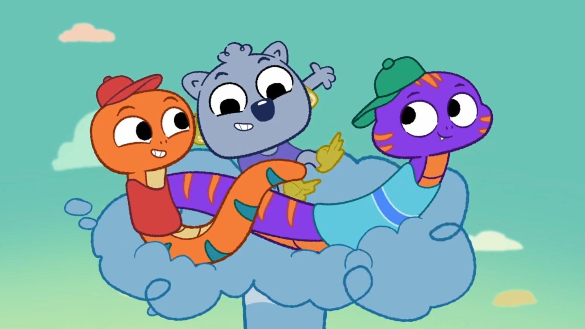 Sammy and Malik do their best to figure out what game Benito wants to play with water.