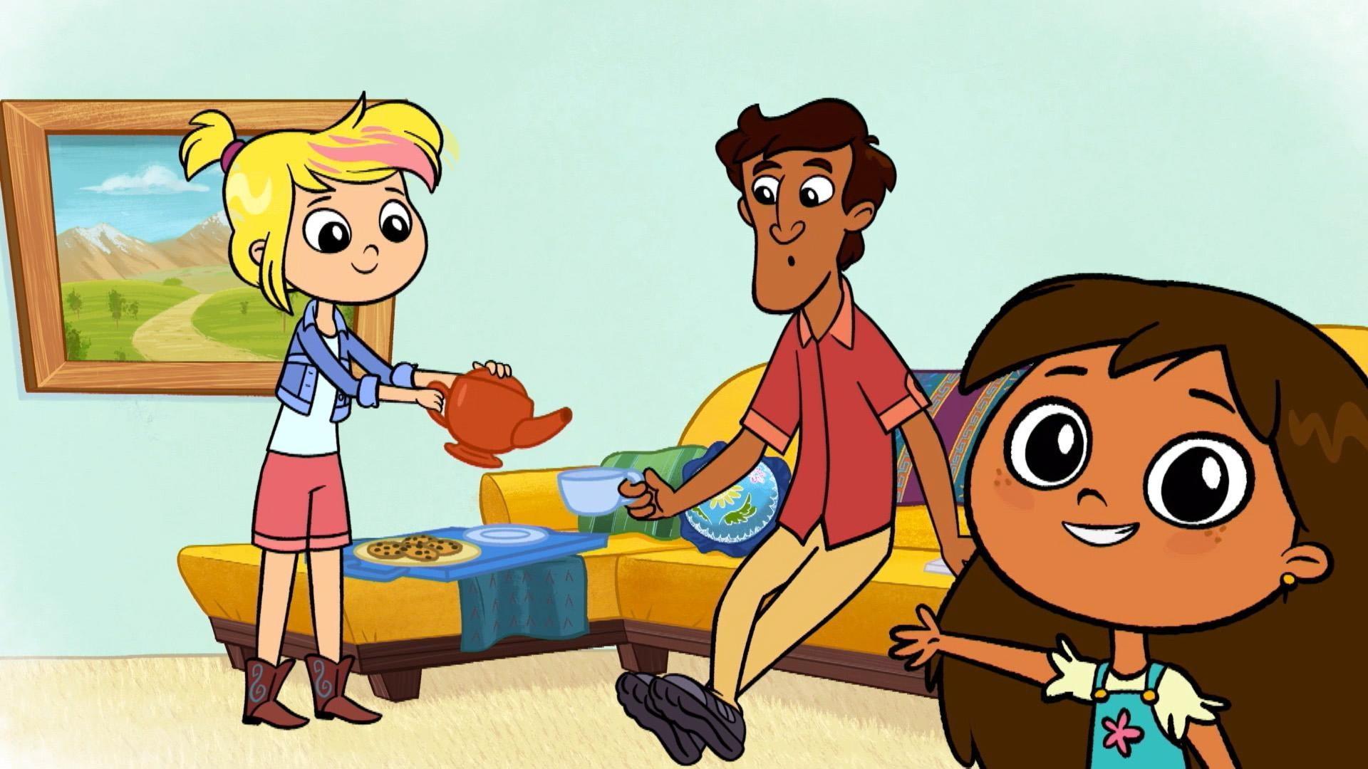 Rosie sings a song about trading.