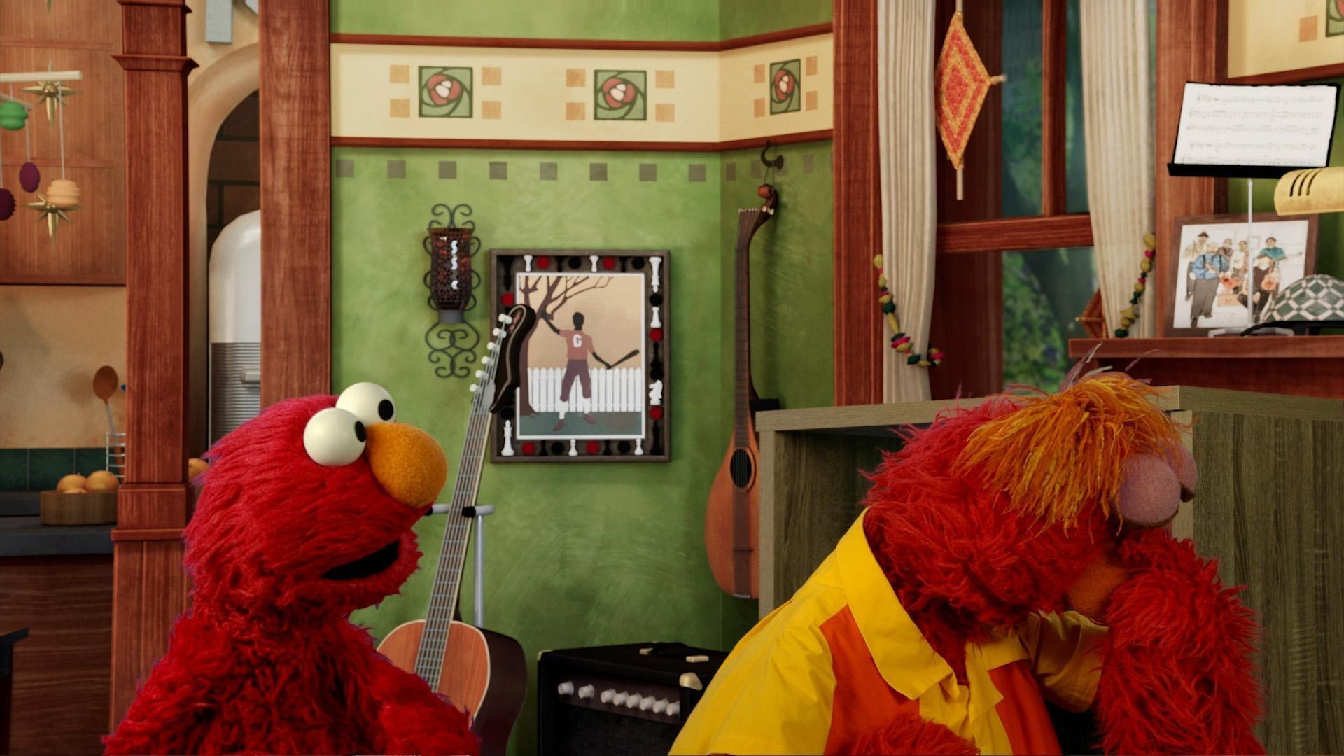 Elmo and Louie demonstrate a simple strategy to teach kids about their feelings.