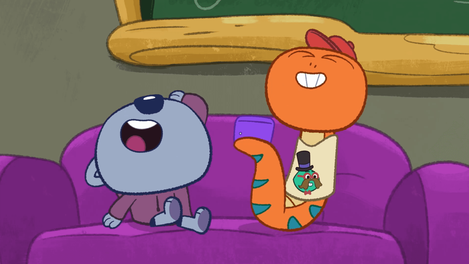 Malik and Sammy are excited to find Mr. Splendito tickets.