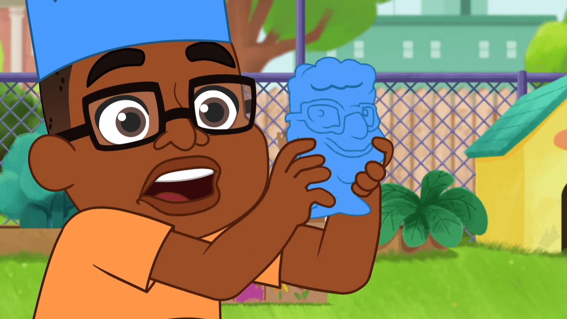 Alma and her friends judge a Best Bronx food truck contest./Alma and Junior play restaurant.