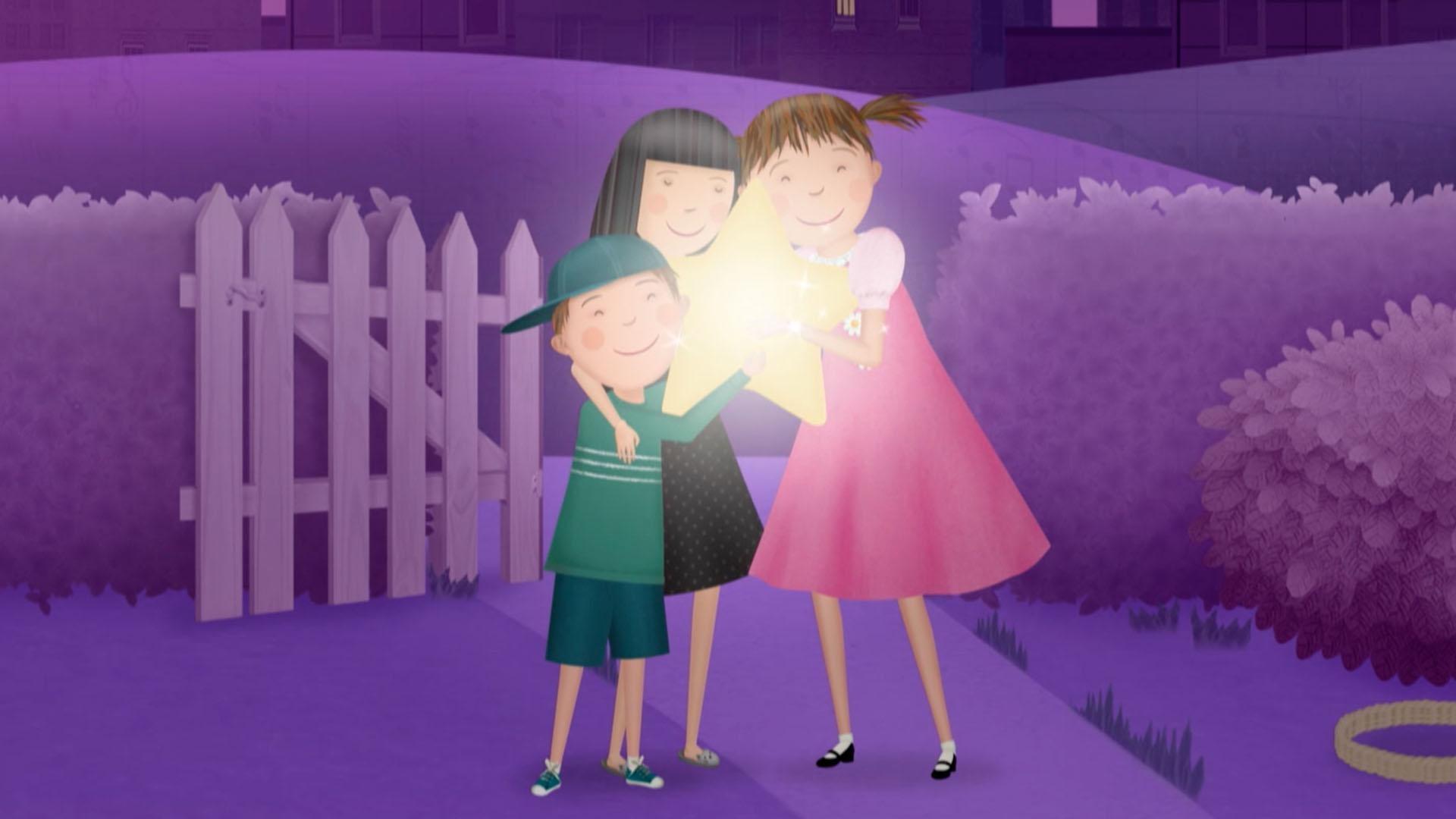 A star has landed in the Pinkerton backyard! / Mommy's invented an opera machine!