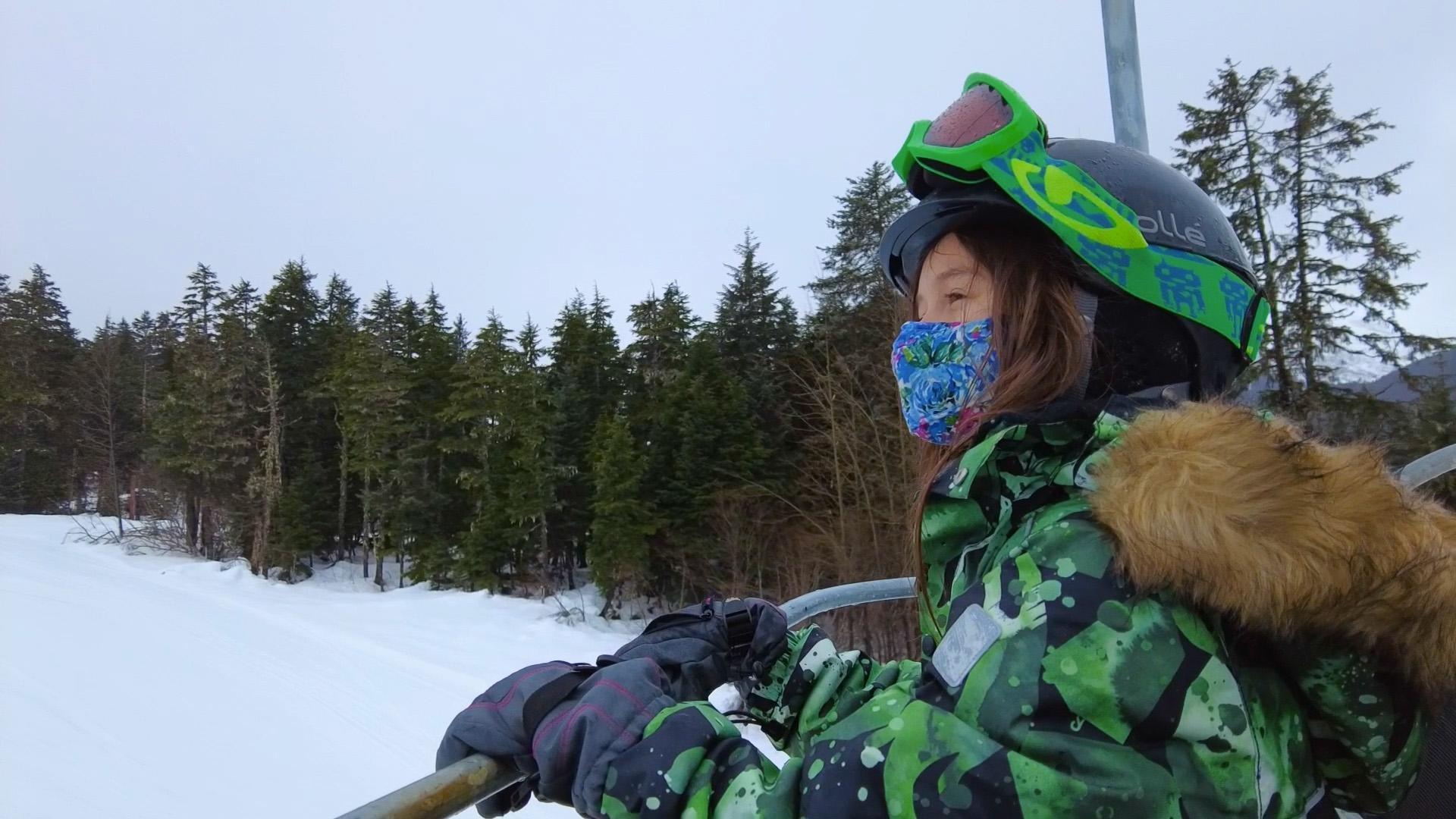 Join Ida for skiing adventures on snowy mountains and trails near her home in Anchorage!