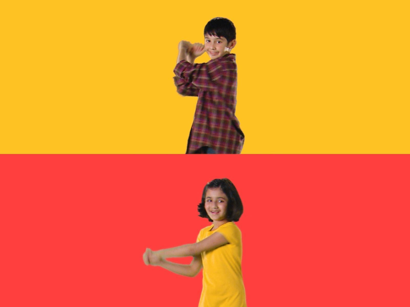 Simon Says: swing, twist and shake!