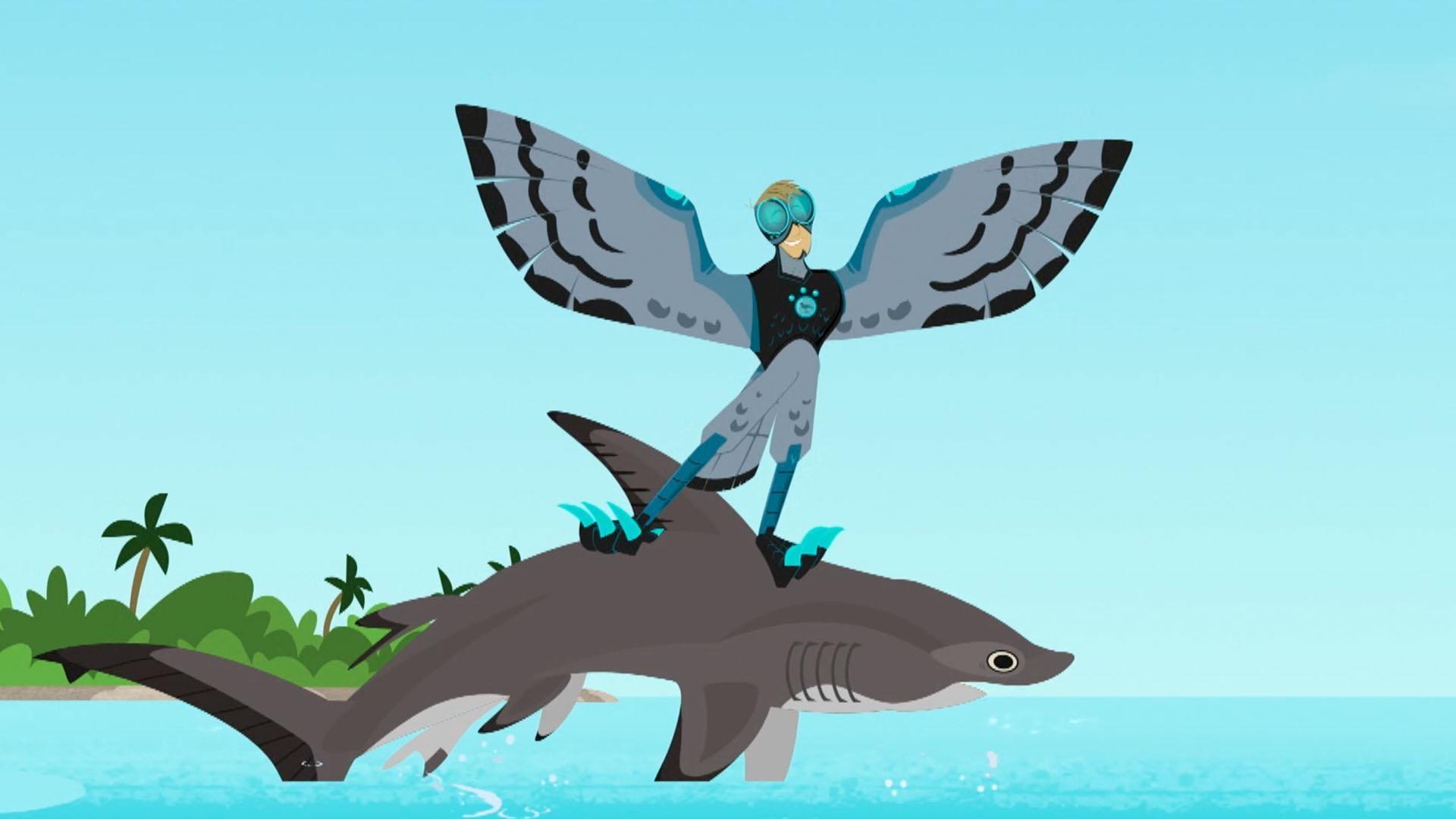 The bros use hammerhead powers to collect their lost power disks.