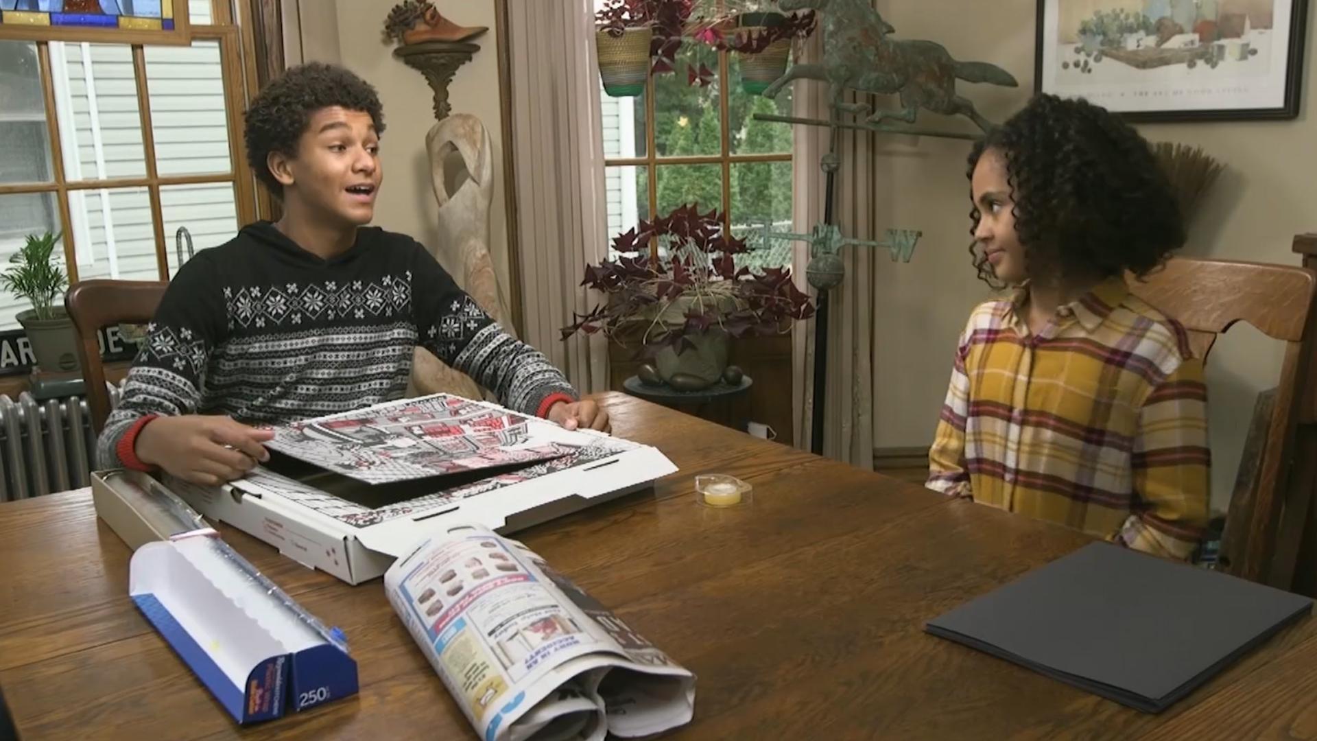 Jaden and Kimmie harness the power of the Sun to make solar-cooked s'mores.