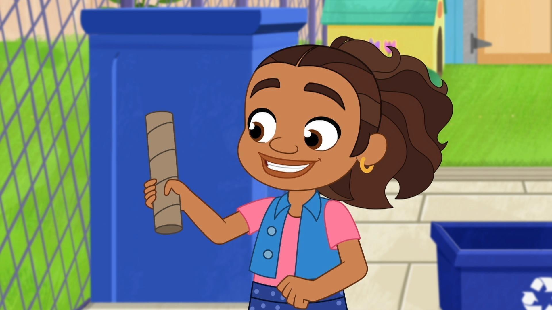 Alma realizes she must be patient while Eddie rests, so she has fun on her own.