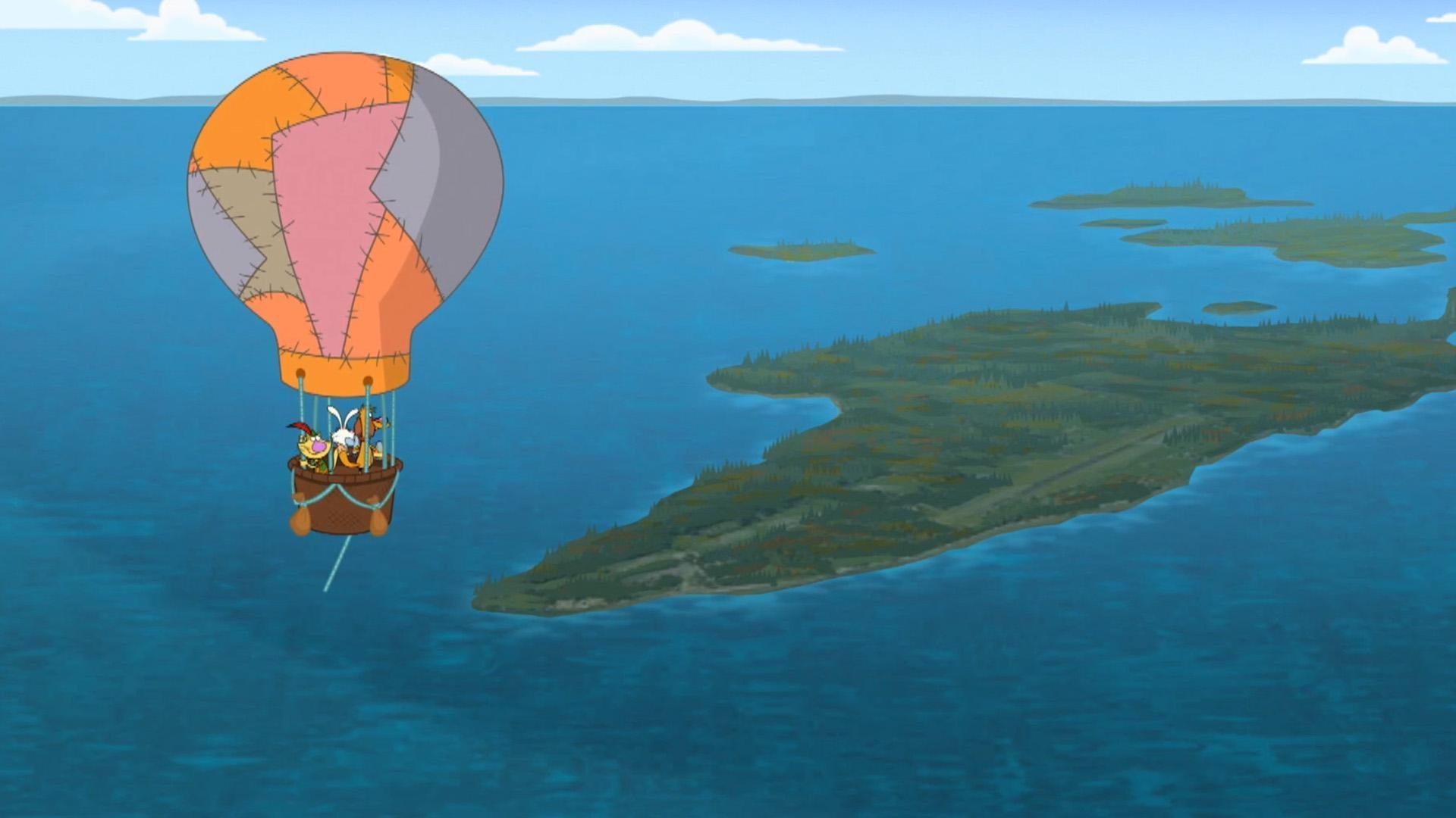 Nature Cat and his pals are on their way to see the Niagara Falls!