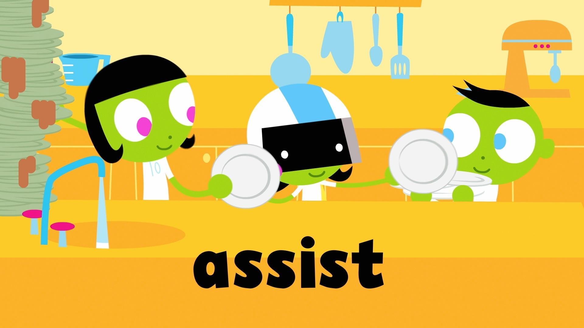 The word of the week is "assist"!