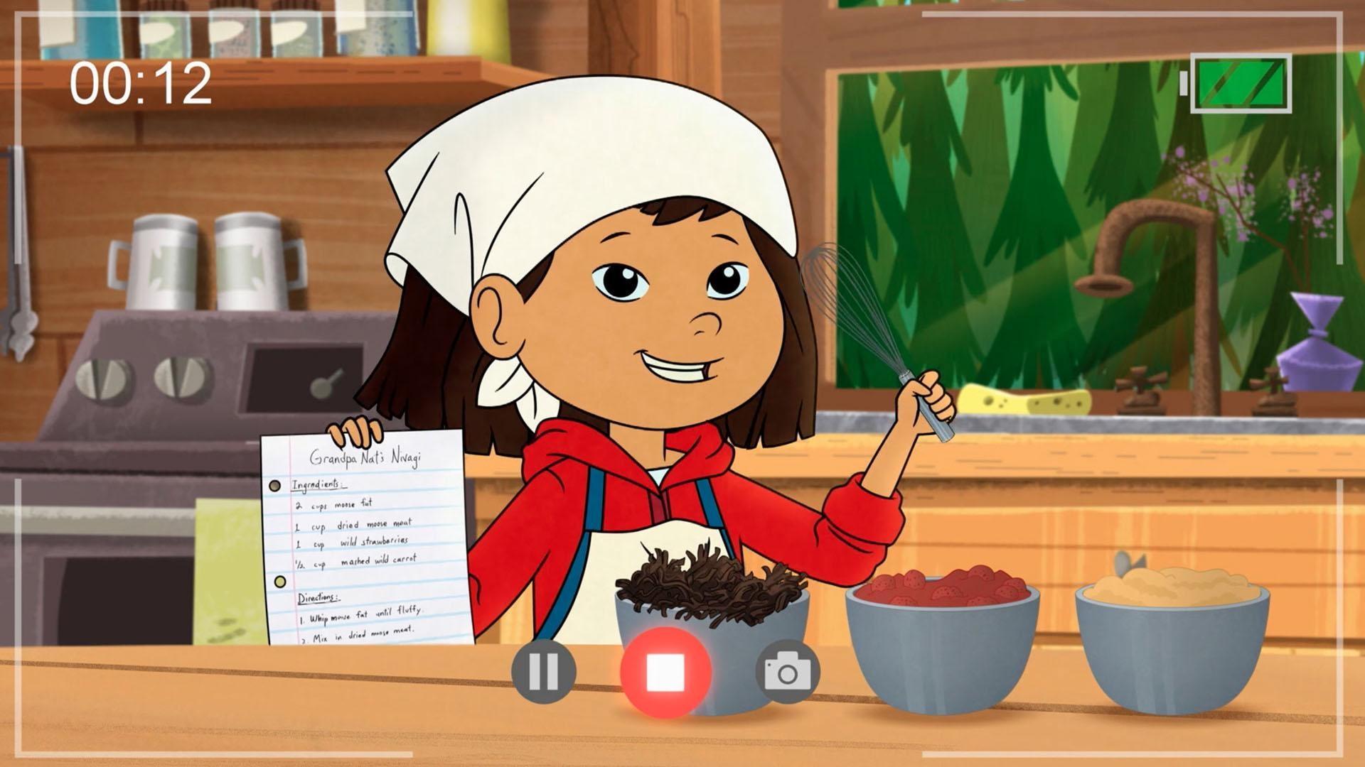 Molly enters an ice cream competition. / Molly helps band baby cranes.