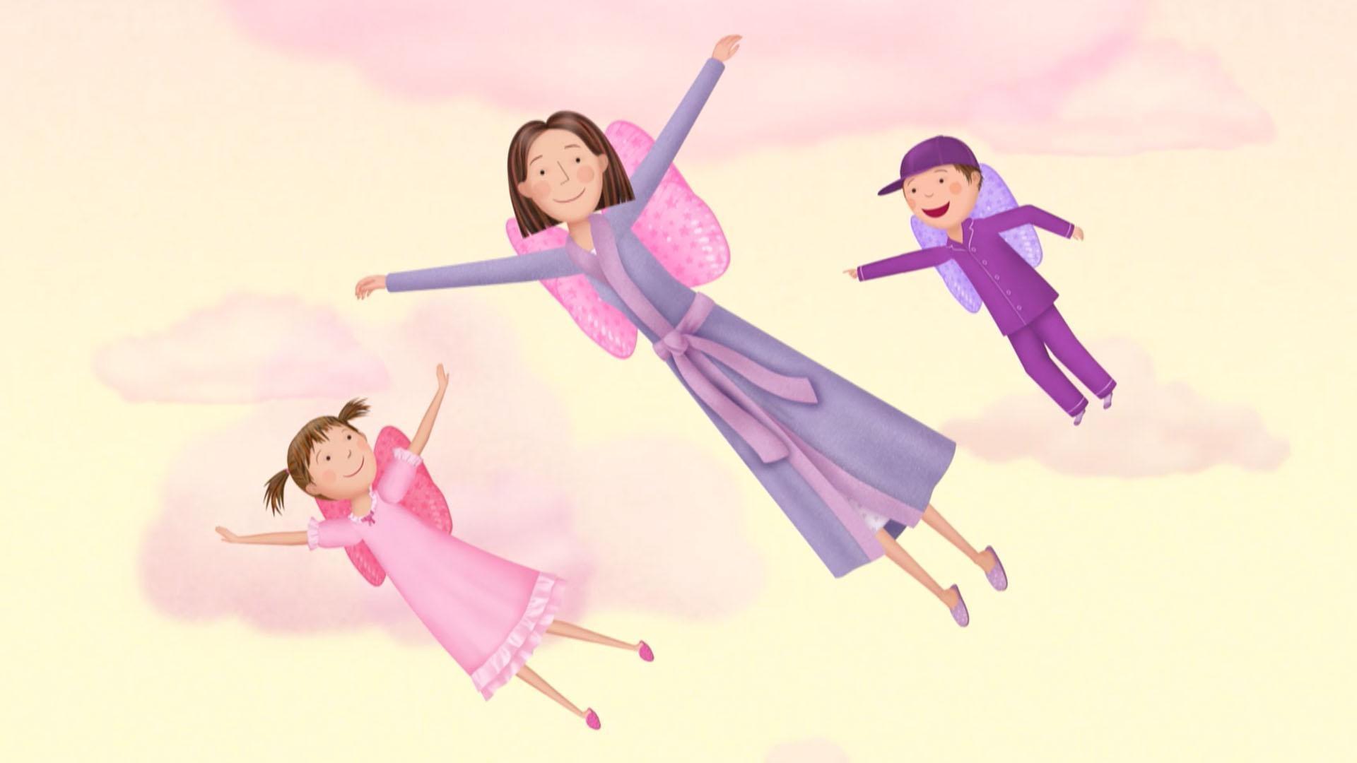 Pinkalicious and Peter imagine what they'd like to give to their mom for Mother's Day.