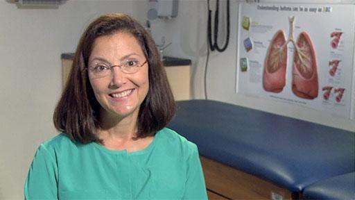 An asthma nurse practitioner answers questions about asthma and how to manage it.