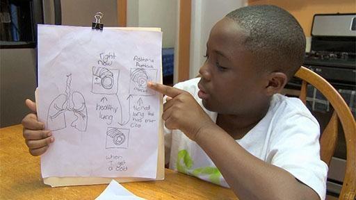 Dylan introduces us to his family and hobbies while discussing how he manages his asthma.