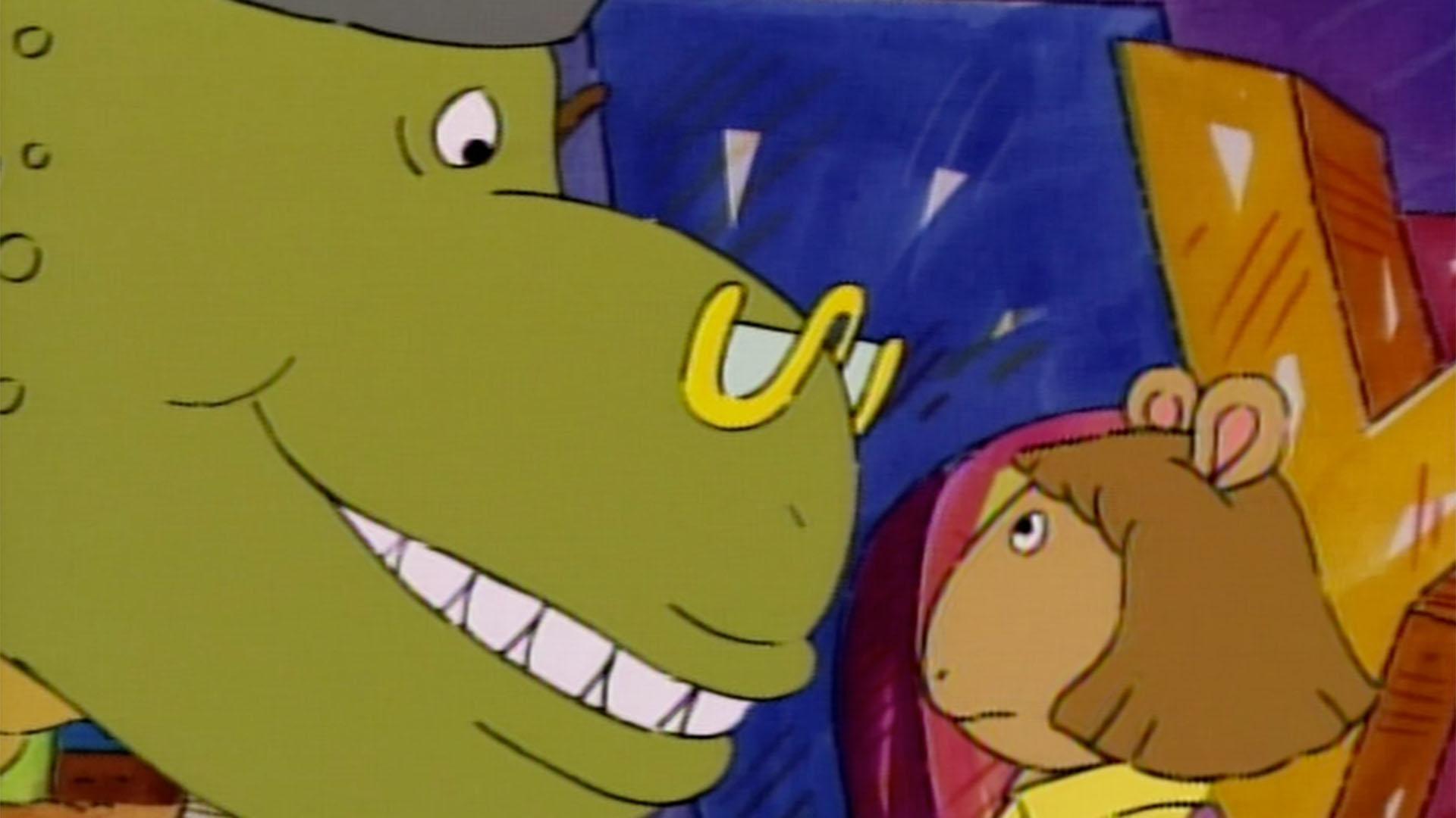 D.W. and Arthur use a thesaurus for name calling. / Arthur finds a mysterious key.