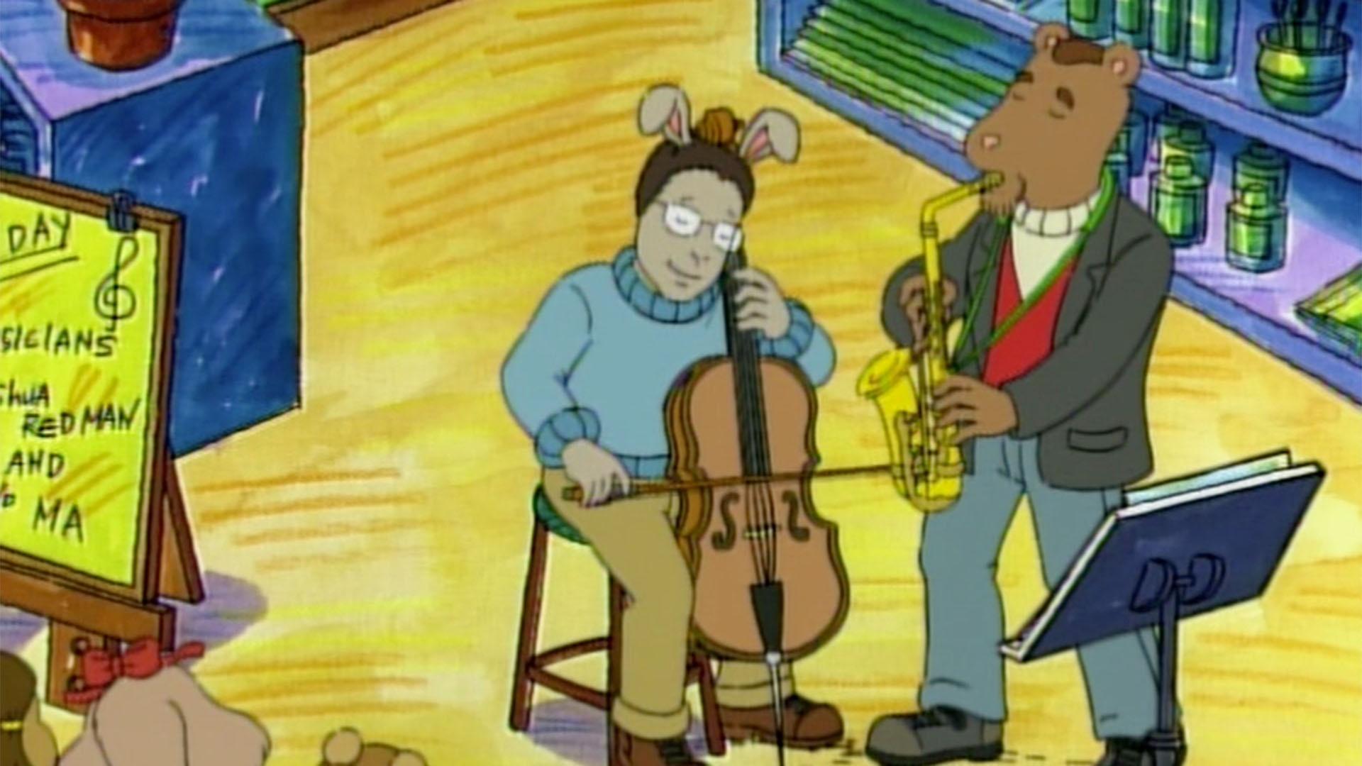 Yo-Yo Ma and Joshua Redman have a musical showdown. / Arthur gets hooked on "Love Ducks".