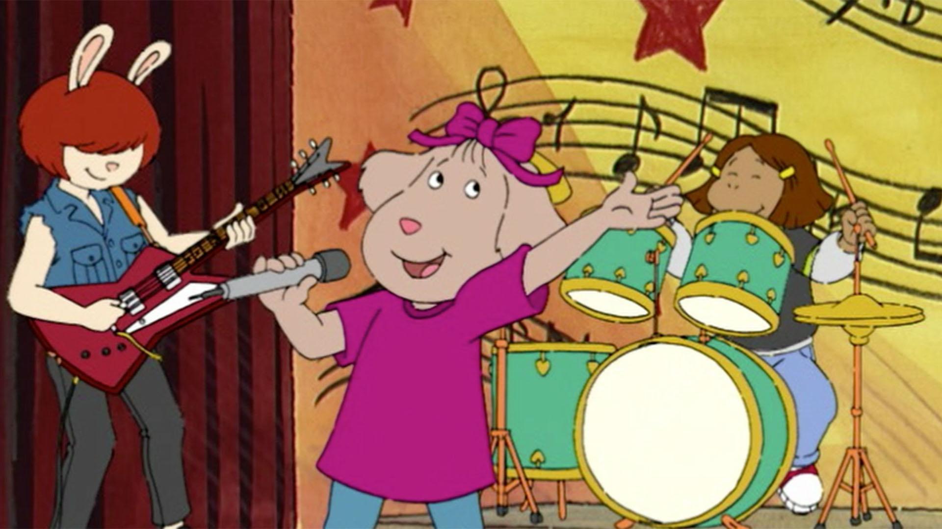 Francine's new band U Stink performs their first live show.