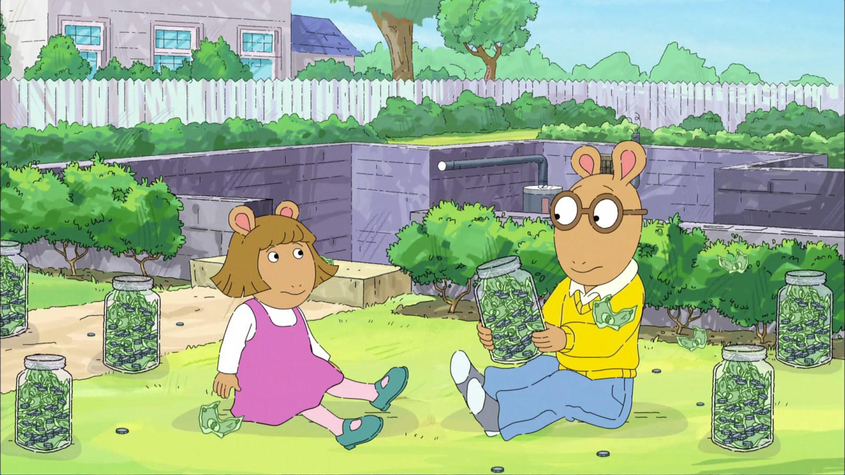 Arthur looks for ways to help the Reads save money. / The Tibbles try to save D.W.