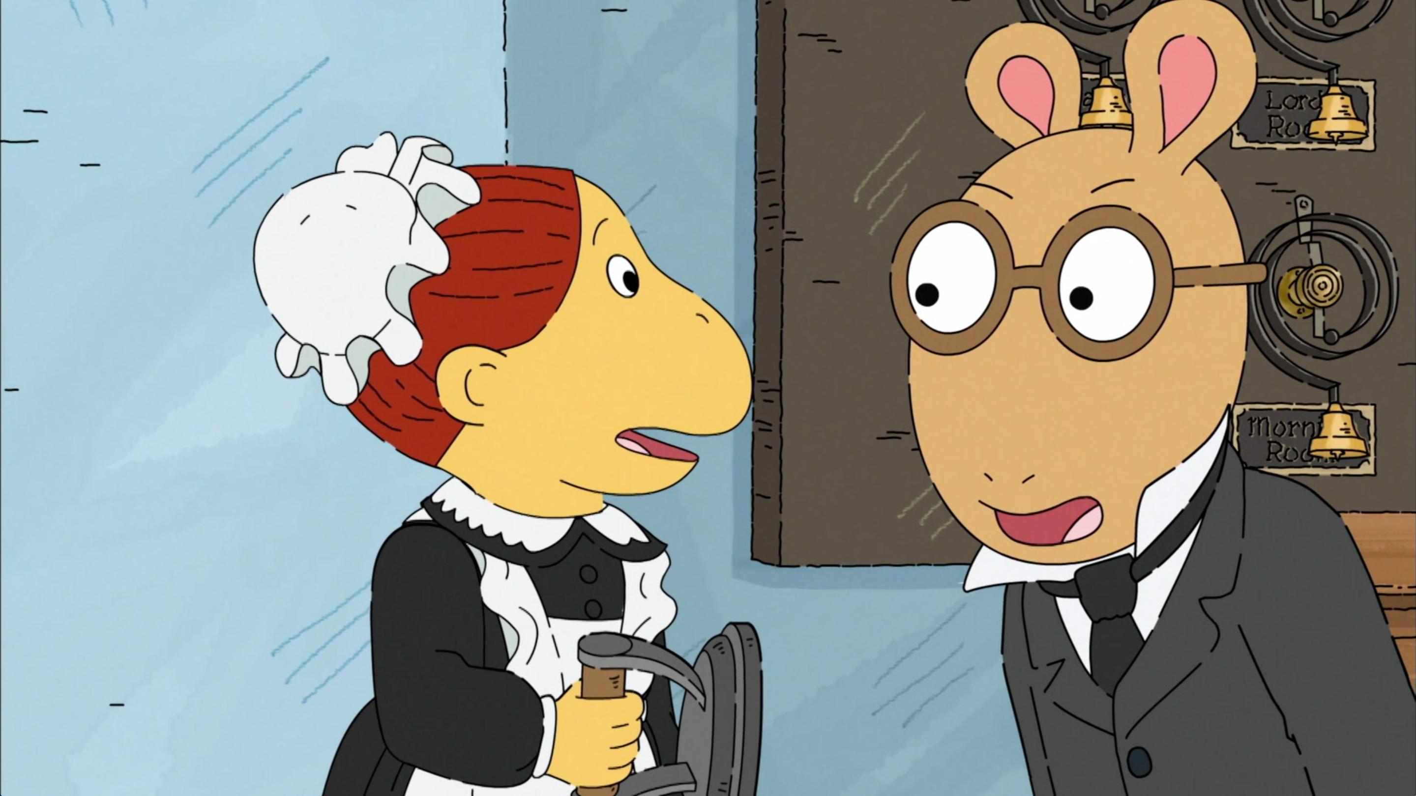 At Fountain Abbey, Mr. Clarkson makes sure that everything is perfect.