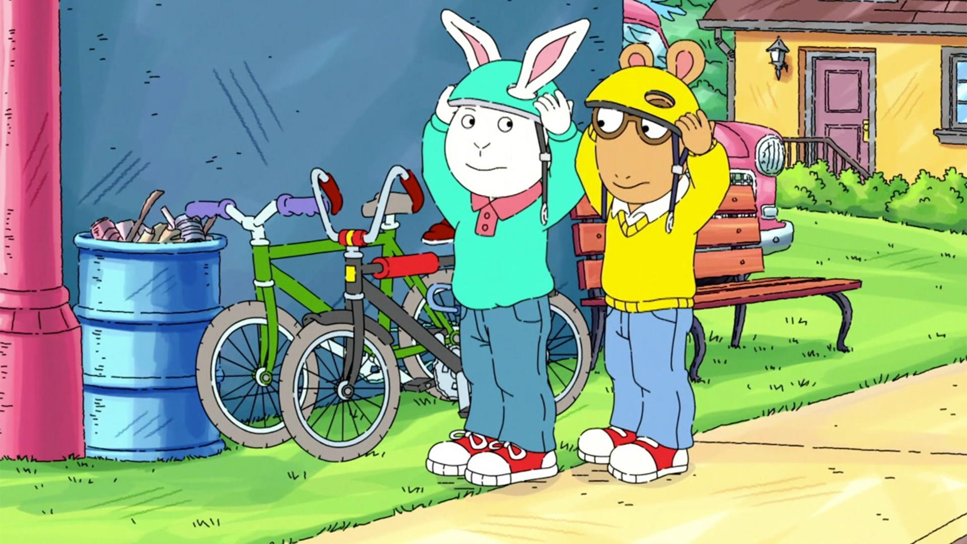 Can Arthur and Buster make it to the toy store before Muffy does?