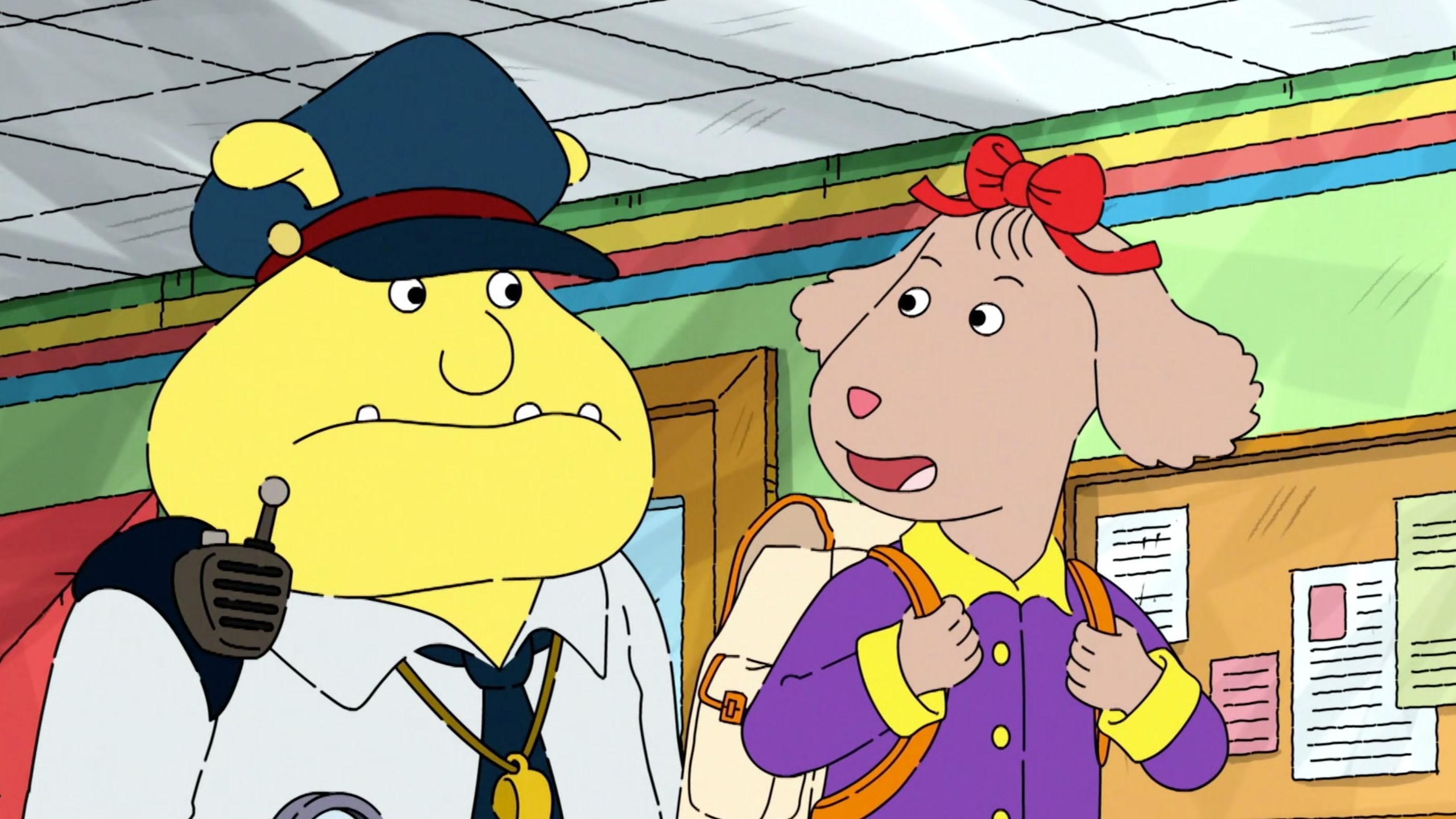 Like a true detective, Binky tells Fern the mystery of George's missing dummy, Wally.