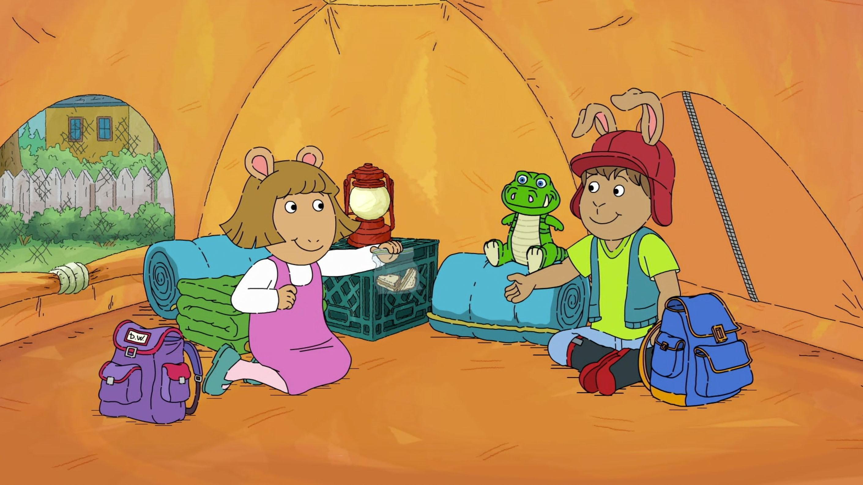 D.W. and Bud embark on a wilderness adventure! / Ladonna tries to do it all.