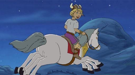 Buster dreams that he is one of the characters in the Loki Benediktssen book he's reading.