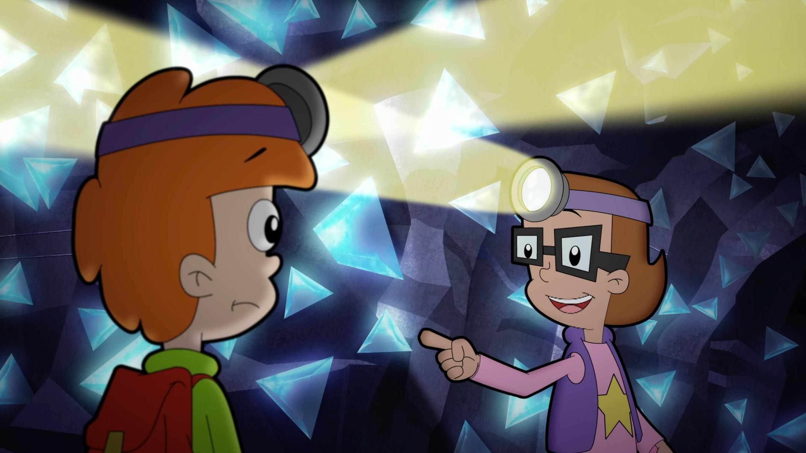 Matt and Inez search for the clear crystal and are chased by bats.