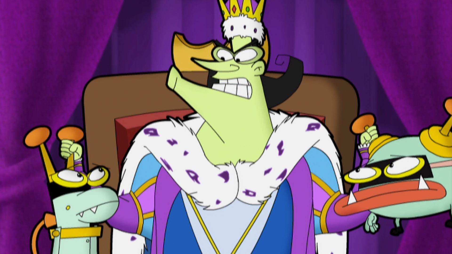 Hacker turns the Emperor of Penguia into an icy statue.
