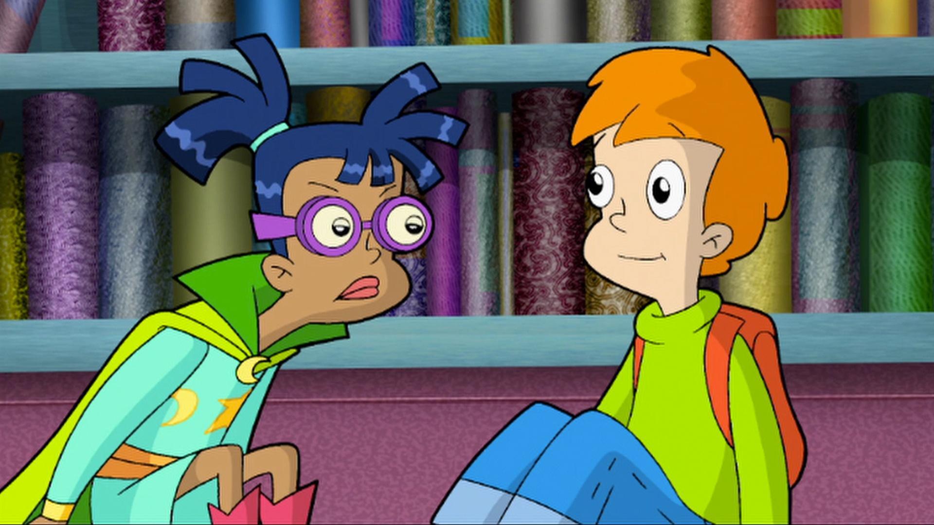 Shari Spotter, star student of Frogsnorts School of Sorcerers, is in trouble!