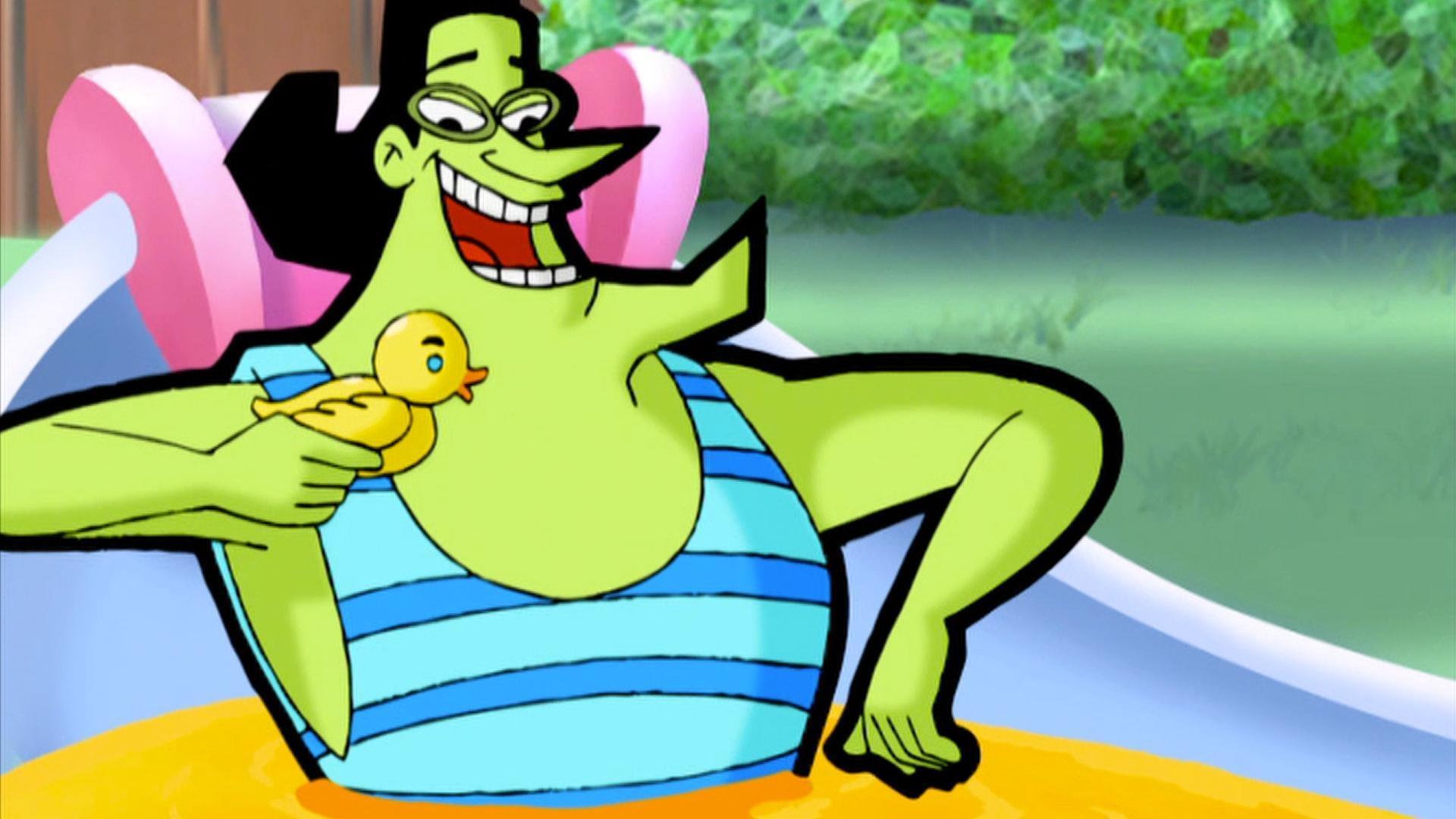 Hacker discovers that the liquid ooze gives him a super energy boost.