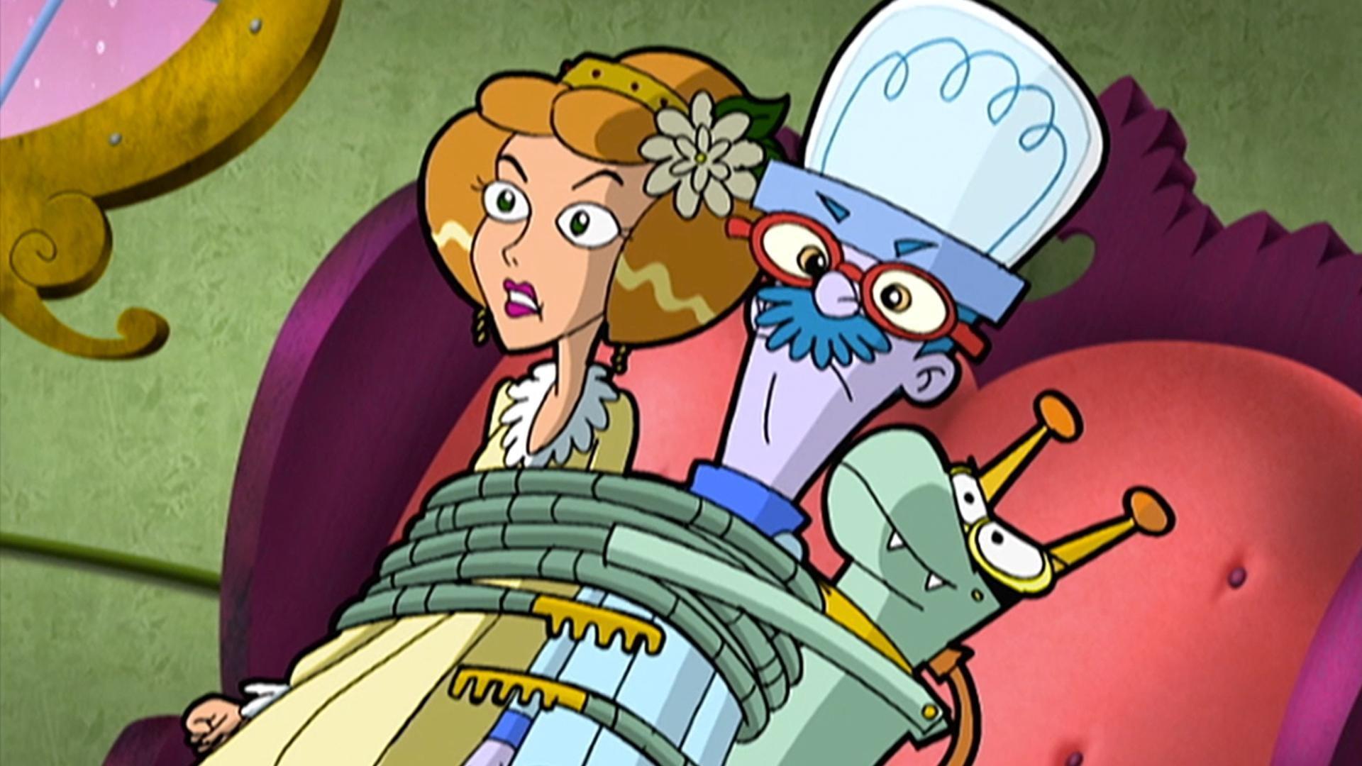 Dr. Marbles and Lady Lovelace will be lost in time unless the CyberSquad can stop Hacker.