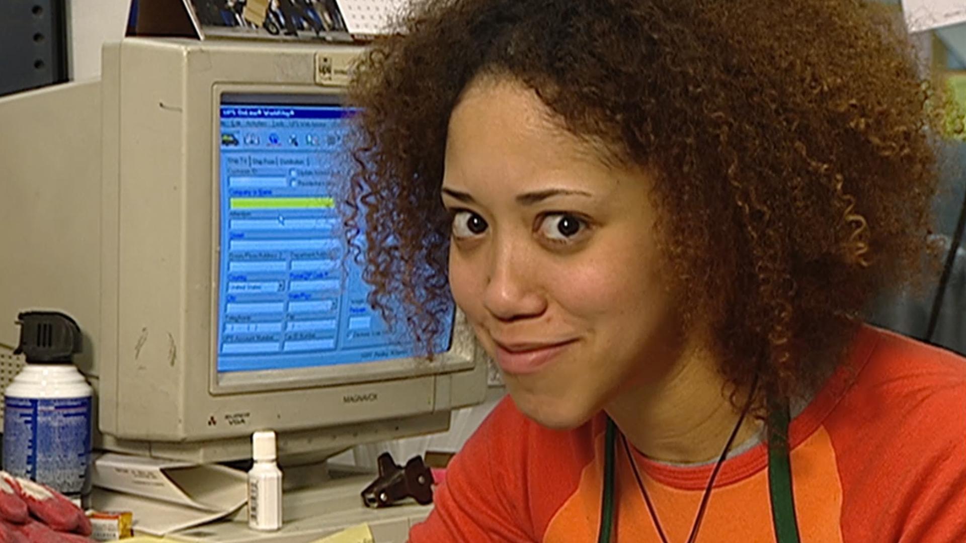 On the job at a shoe store, Bianca makes a mistake using sales data.