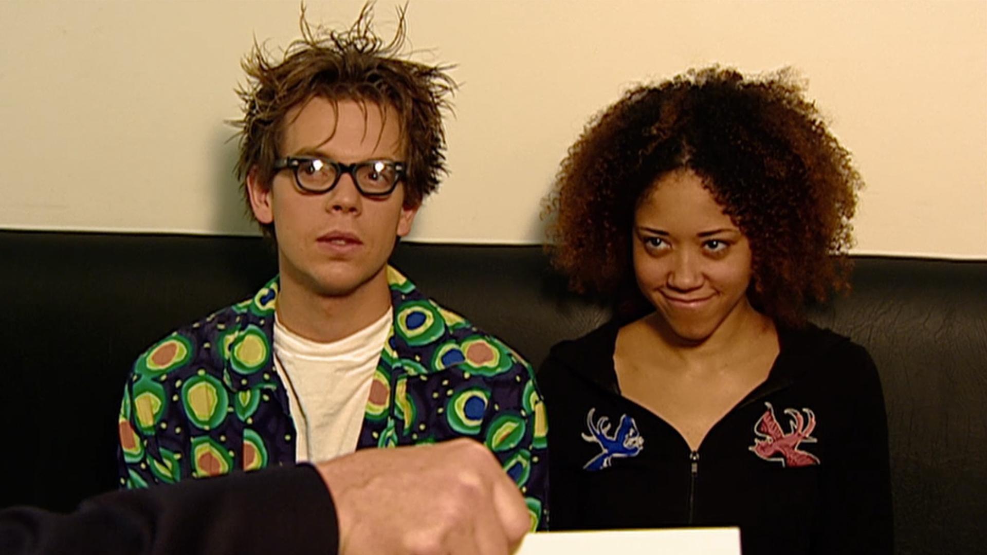 Harry and Bianca compete for “Employee of the Month” in their new jobs at a movie theater.