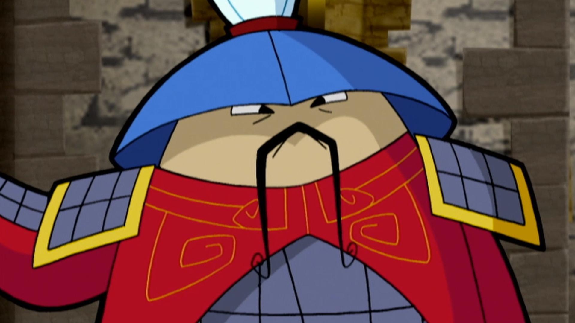 Por venganza, Hacker invade Shangri-la y encarcela a Master Pi.