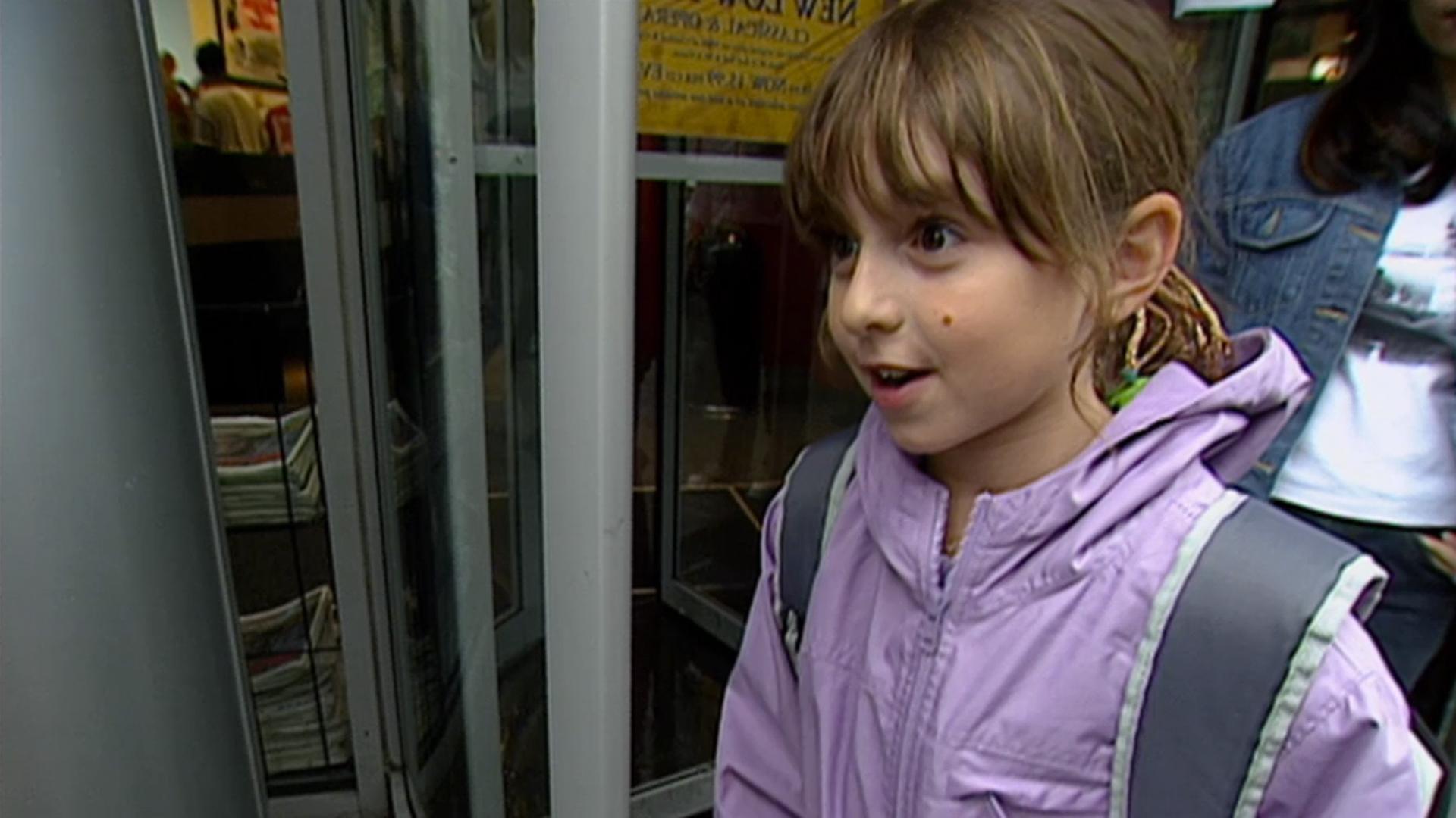 Bianca surveys music store customers to decide which new CD to buy for her sister.