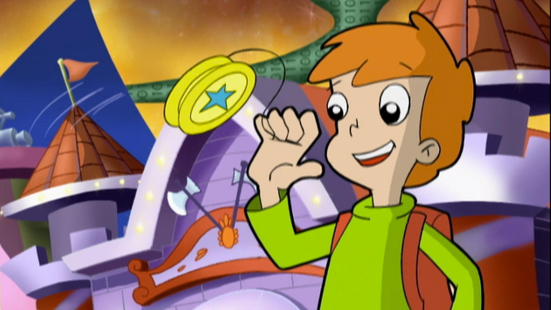 Wearing a disguise, Hacker lures Digit to a cyber amusement park and holds him captive.