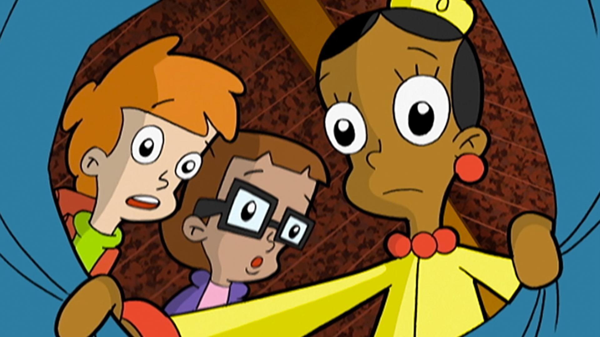 Hacker is holding the kids captive aboard the Grim Wreaker.