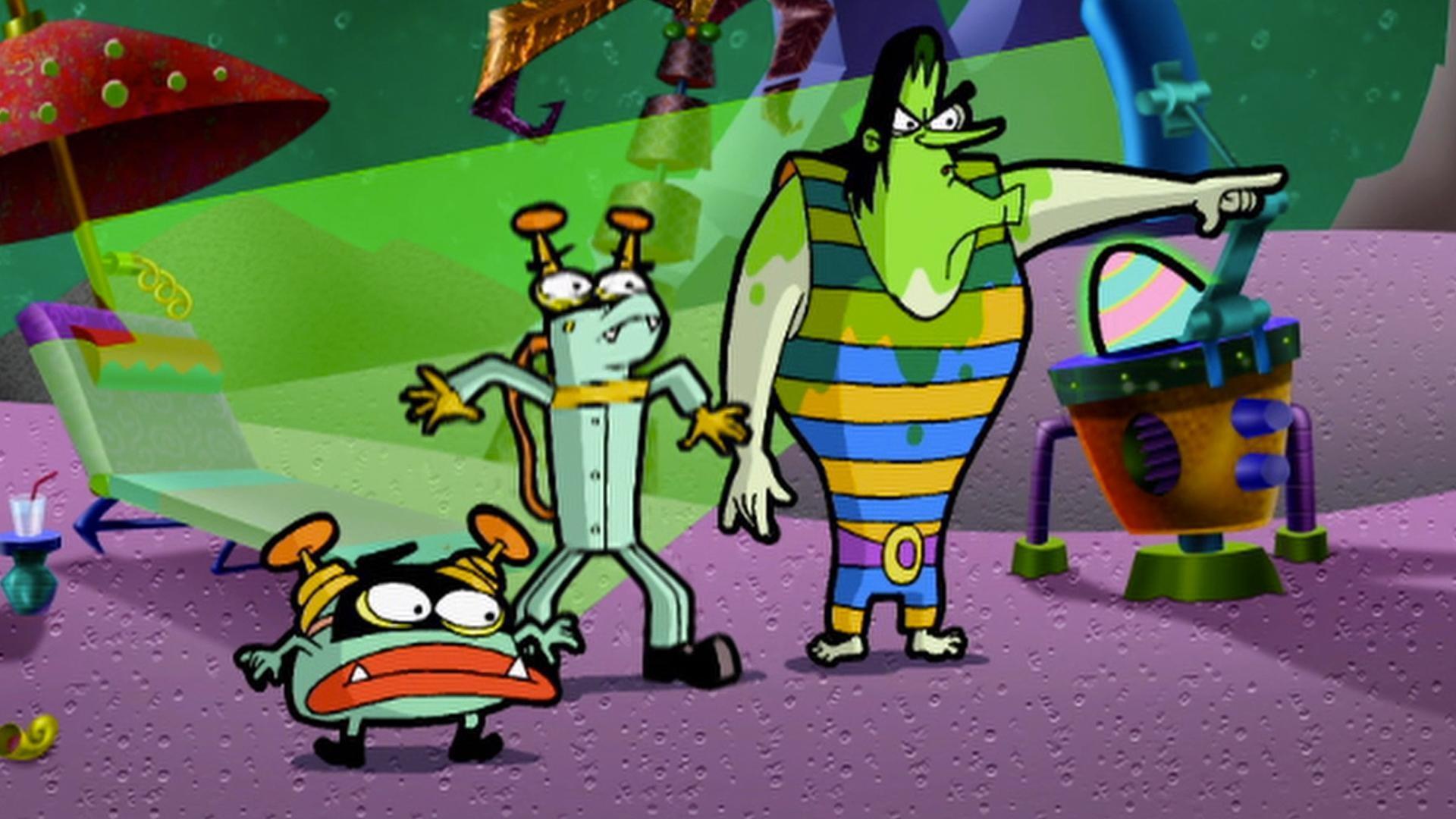 Hacker steals the precious Egg that keeps Tikiville green and peaceful.