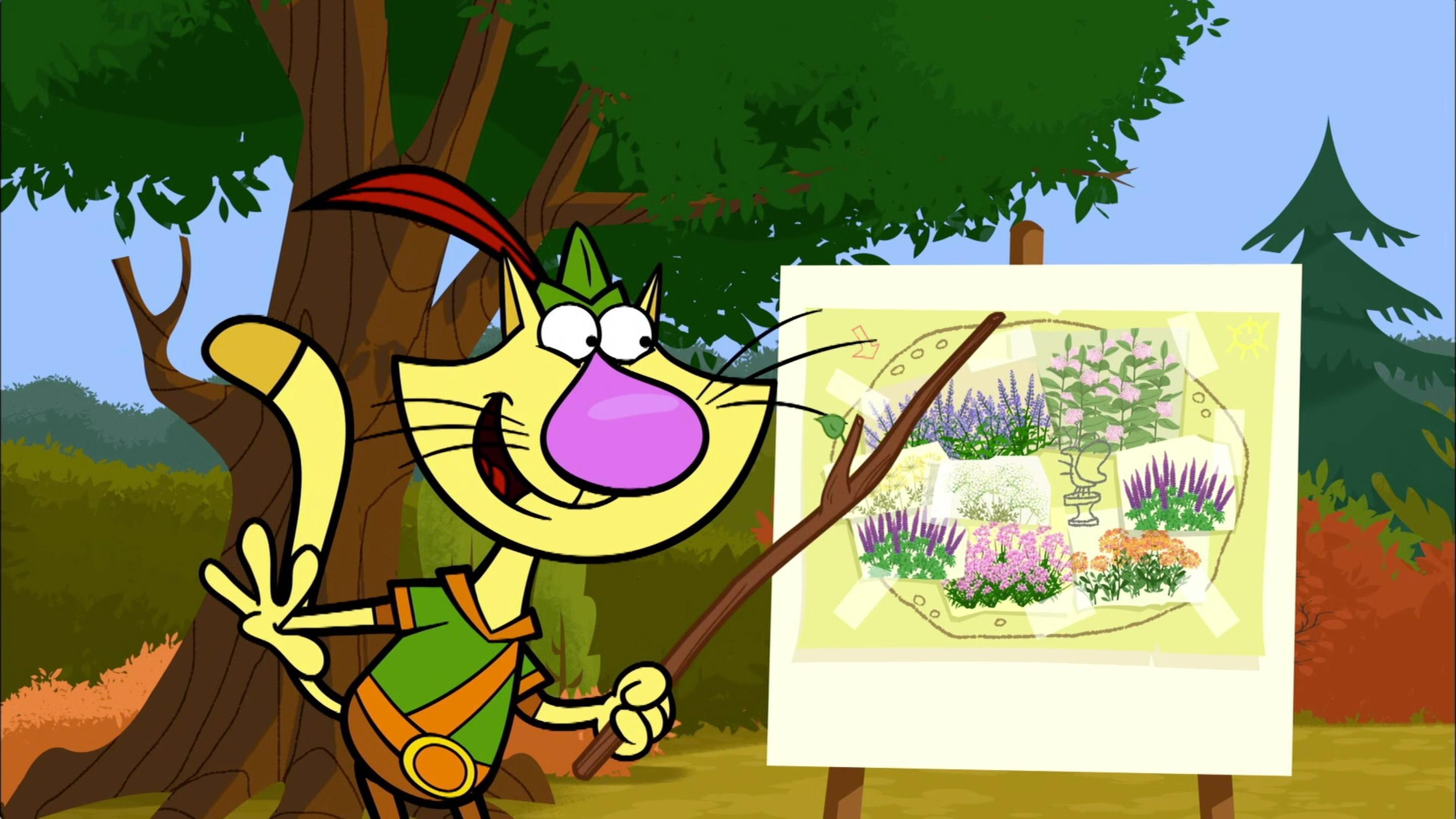 The gang plants a butterfly garden!