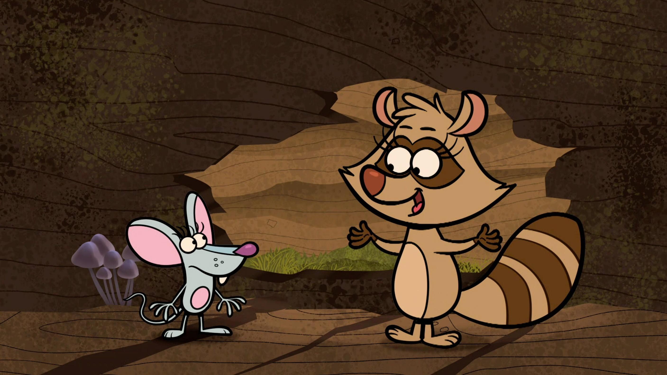 The gang needs to find a way to move a rotting log that's in the way of their castle.