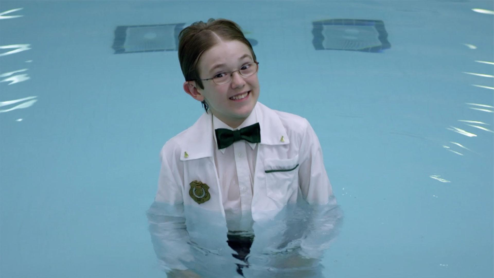 Oscar shows off the Odd Squad pools.