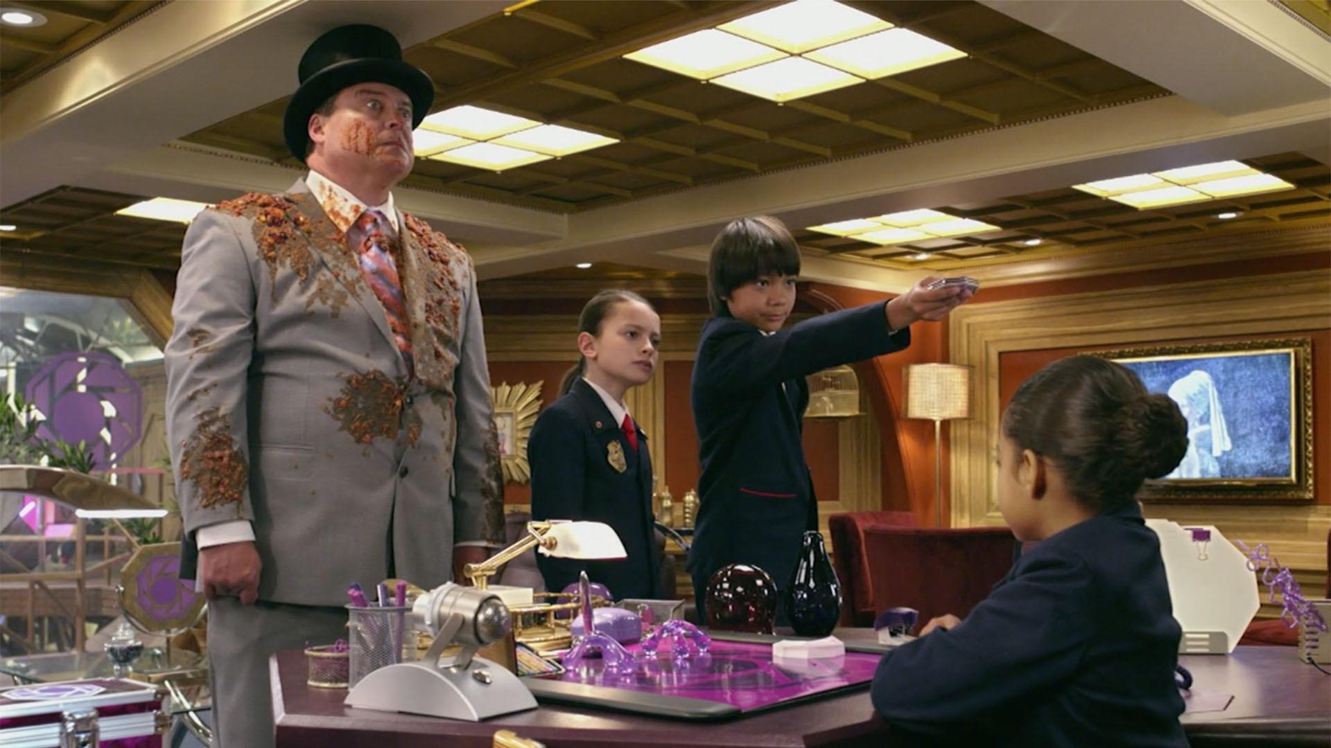 Olive and Otto look for a pattern that might explain the mayor's musical outbursts.