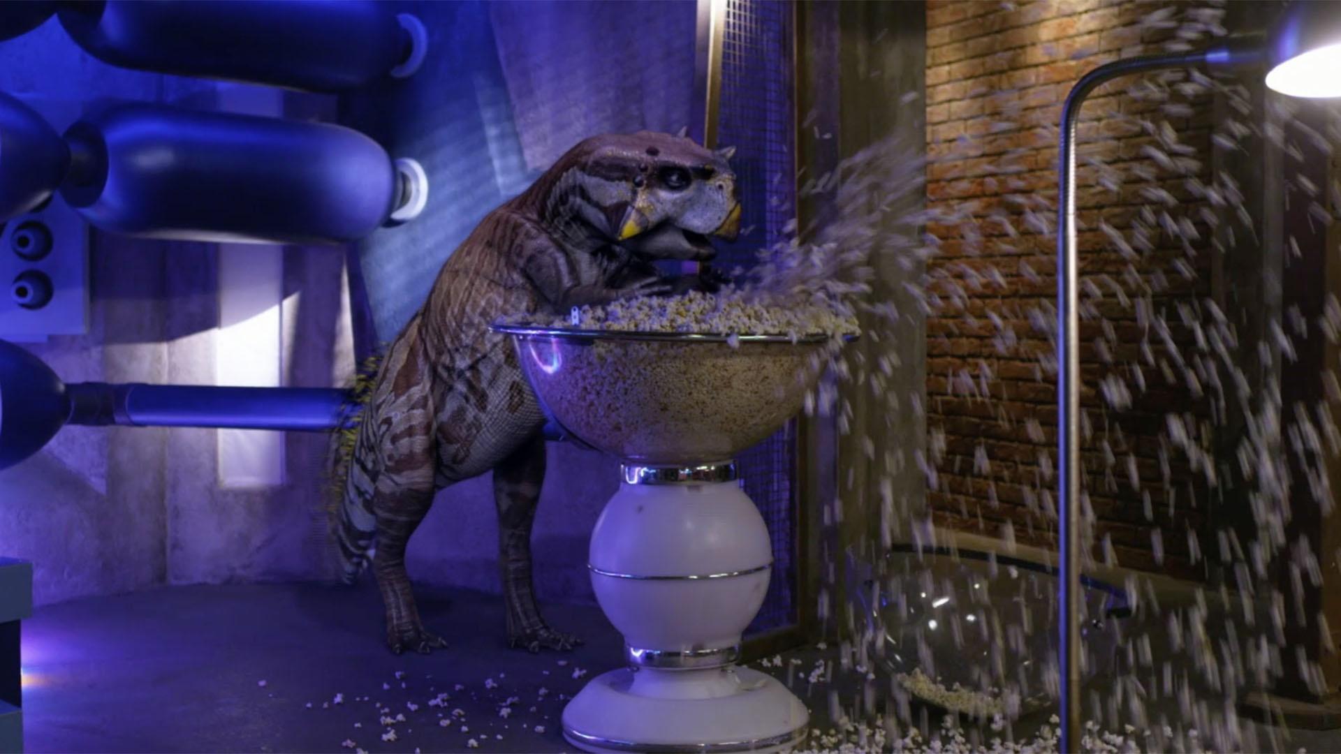 Someone has released the dinosaurs from the Odd Squad Dinosaur Room!