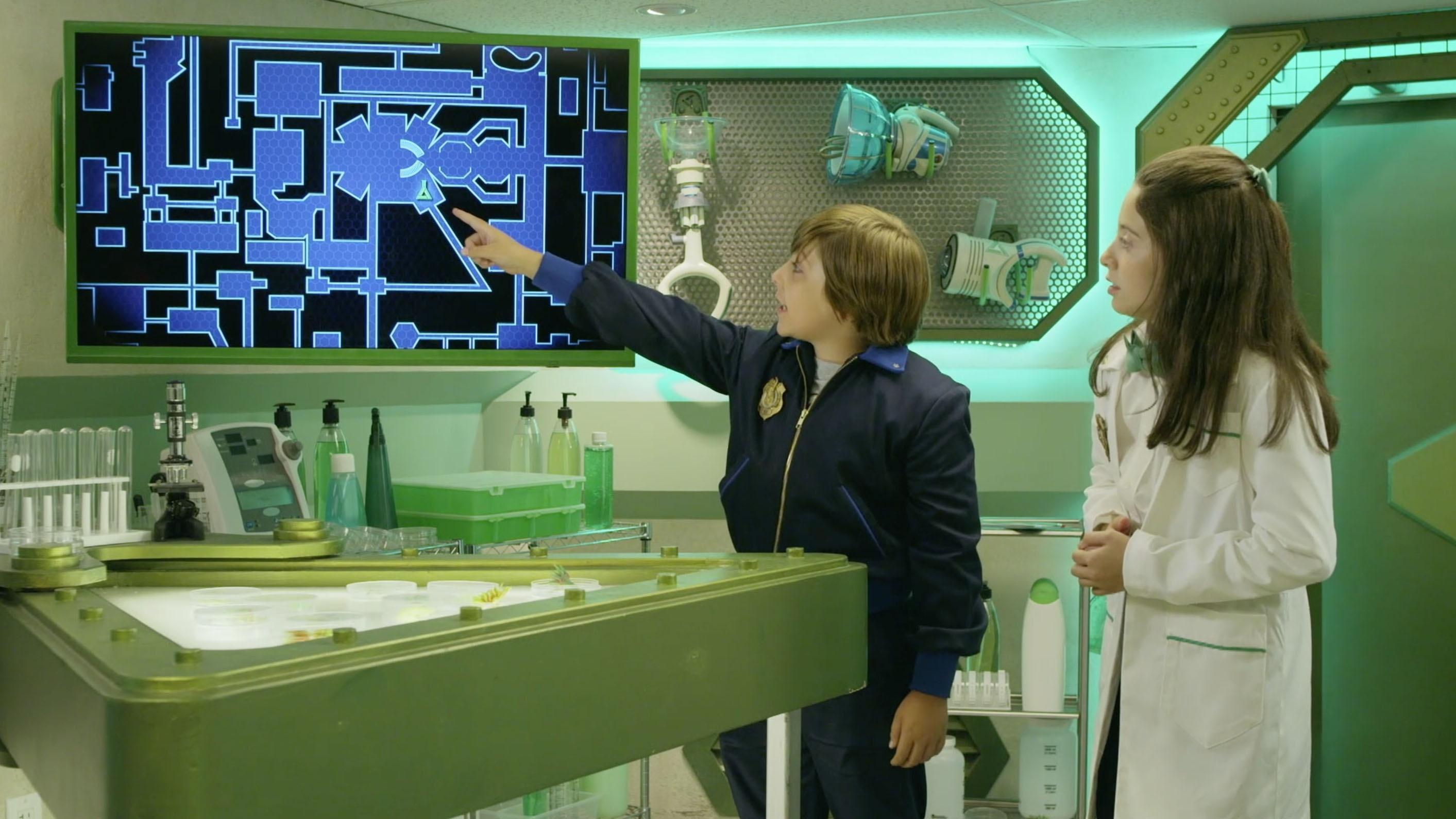 Oona and Owen explain how to get around Headquarters.