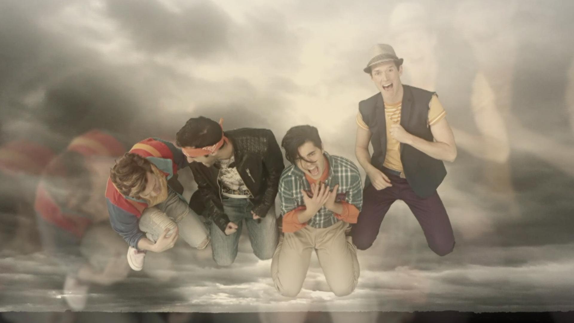 Olympia watches Soundcheck's new music video, "The Saddest Song In the World of All Time."